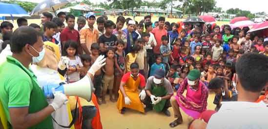 Community Theater - Bridging the immunization gap in the Rohingya refugee camps