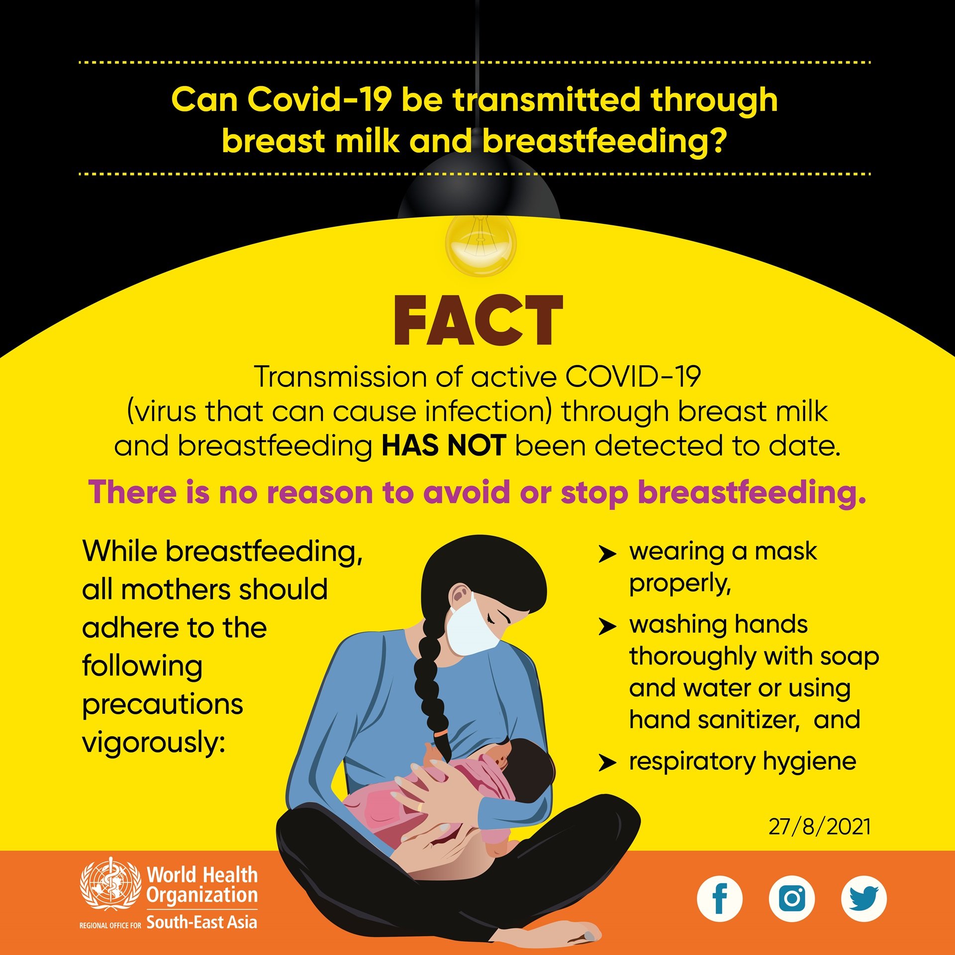 Breast feed in COVID-19